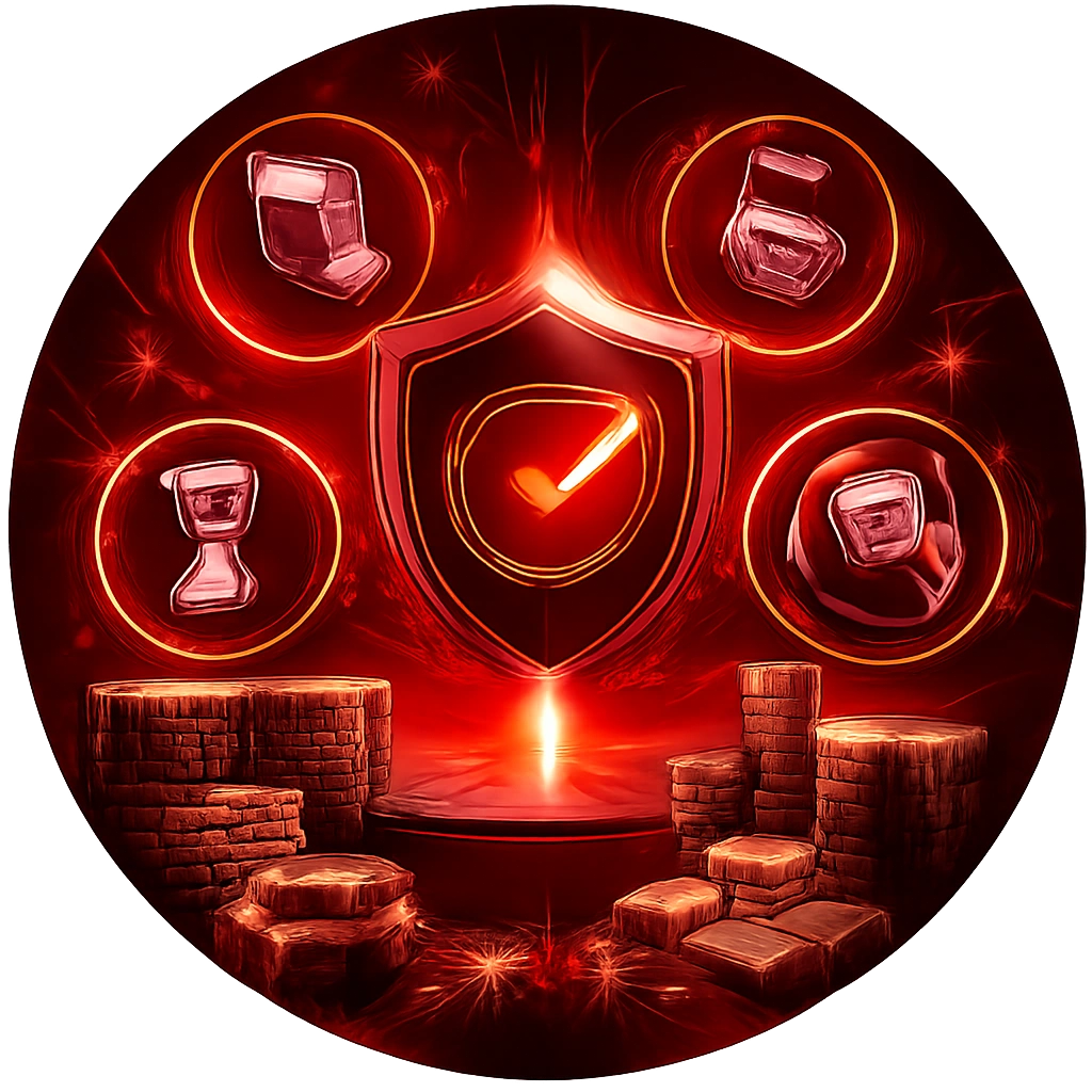 coin-poker-responsible-gaming-shield-checkmark-icons-circle